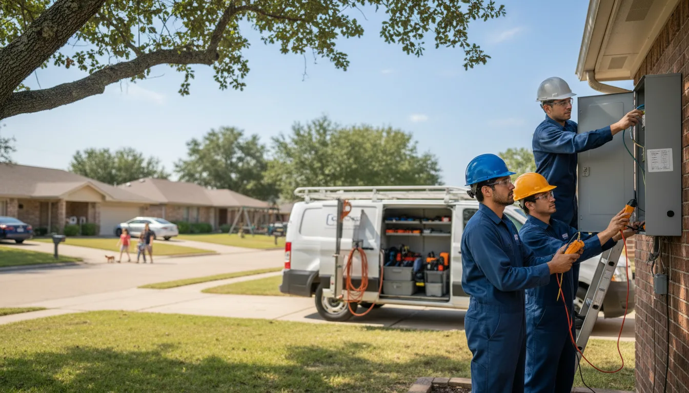 Certified electrician providing emergency electrical services in Orgas, WV